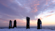 $ ancient stones atop Clent Hills hagley