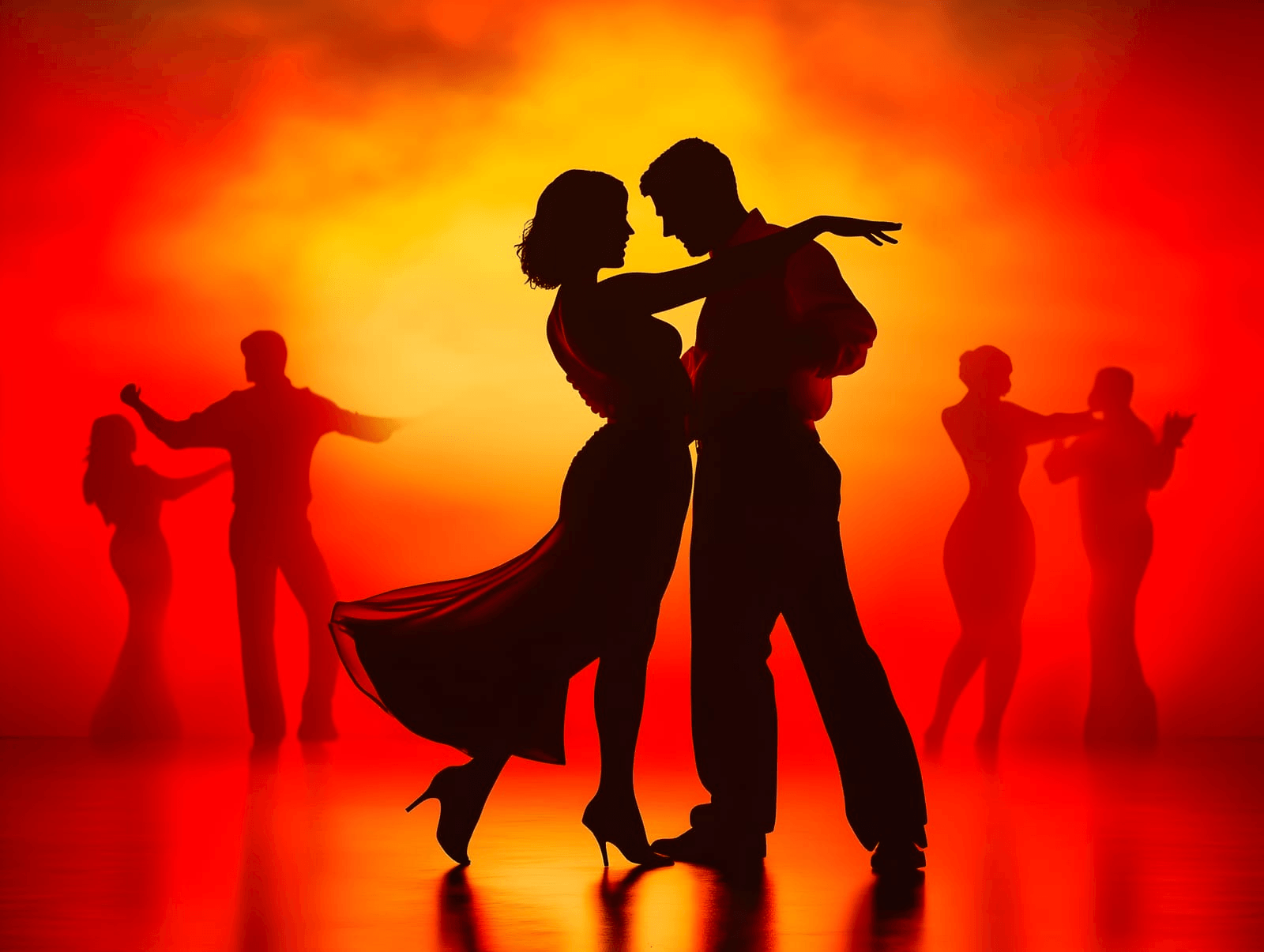 Adult ballroom dancing