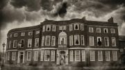 A large spooky hotel with ghosts
