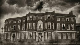 A large spooky hotel with ghosts