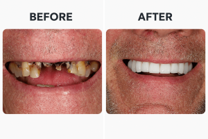 broken and gap teeth transformed
